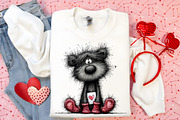 Valentines Teddy Bear Clipart Bundle, an Illustration by Canvas Craft (Thumbnail 4 of 6)