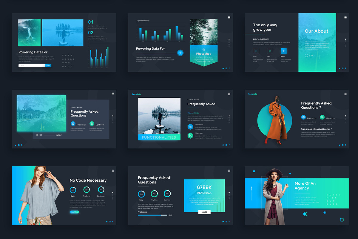 Portal Bundle Google Slide FULL, a Presentation Template by One Percent Studio (Photo 23 of 28)