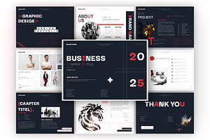 Business Company Profile Template, a Brochure Template by PixelWink