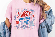 Cute Cherry Bow Summer Sublimation, a Seasonal Illustration by DreamPrint404 (Thumbnail 4 of 6)