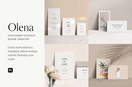 Stationery Mockup Scene Creator