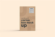 Vertical Cardboard Carton Box Mockup, a Packaging Mockup by zphotographystudio (Thumbnail 10 of 10)