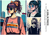 A Girl in Tokyo, a Person Illustration by Digital Art Creations (Thumbnail 2 of 8)