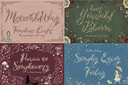 FLORAL DECORATIVE FONT COLLECTION, a Script Font by HypeWorksCo (Thumbnail 5 of 18)