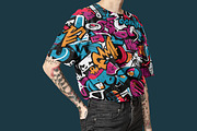 Graffiti Pattern, a Pattern Graphic by Forhadx5 (Thumbnail 11 of 11)