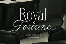 Royal Fortune Luxury Font Duo