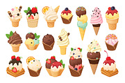 Ice cream constructor, a Food Illustration by Moonery's (Thumbnail 4 of 4)