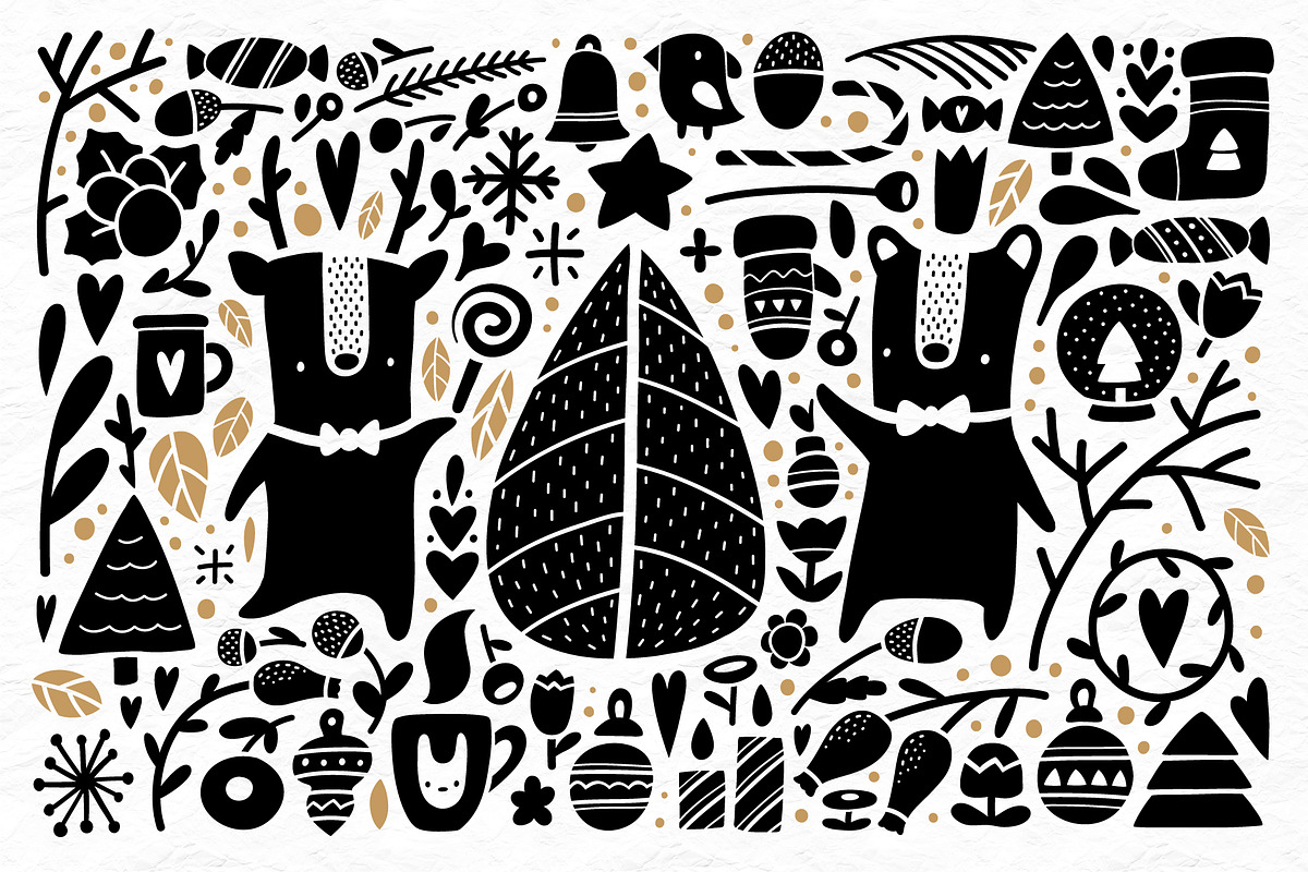 Winter Forest, an Animal Illustration by tuesok digital goods (Photo 3 of 9)