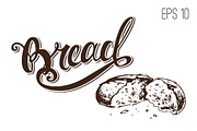 Bakery icons and calligraphy, a Food Illustration by Margo Miller (Thumbnail 13 of 30)