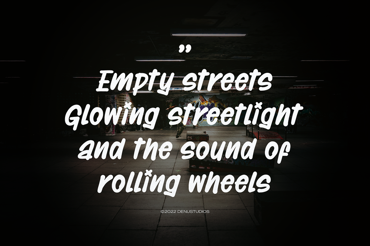 High Blast | Graffiti Font, a Handwritten Font by Denustudios (Photo 5 of 12)