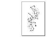 Elegant custom star map wall panel, an Illustration by Amazin_art (Thumbnail 3 of 36)