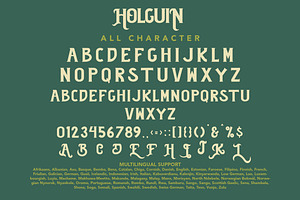 Holguin - Vintage Typeface