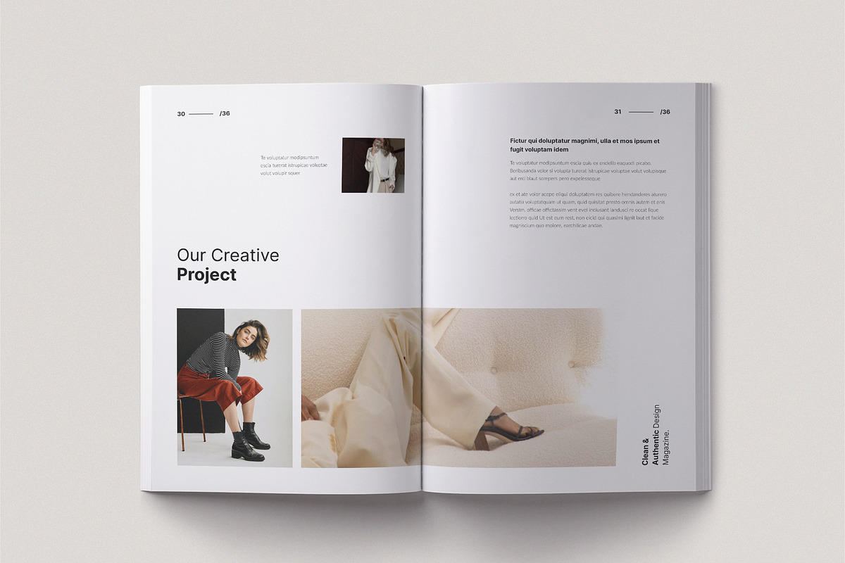 PORTFOLIO Magazine Brochure Template, a Magazine Template by TemplateFolio-Shop (Photo 12 of 18)