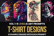 3192 Prompts For T-Shirt Designs, an Illustration by Sevenstyles (Thumbnail 1 of 7)