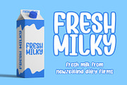 Hello Milky, a Font by Good Java Studio (Thumbnail 3 of 12)