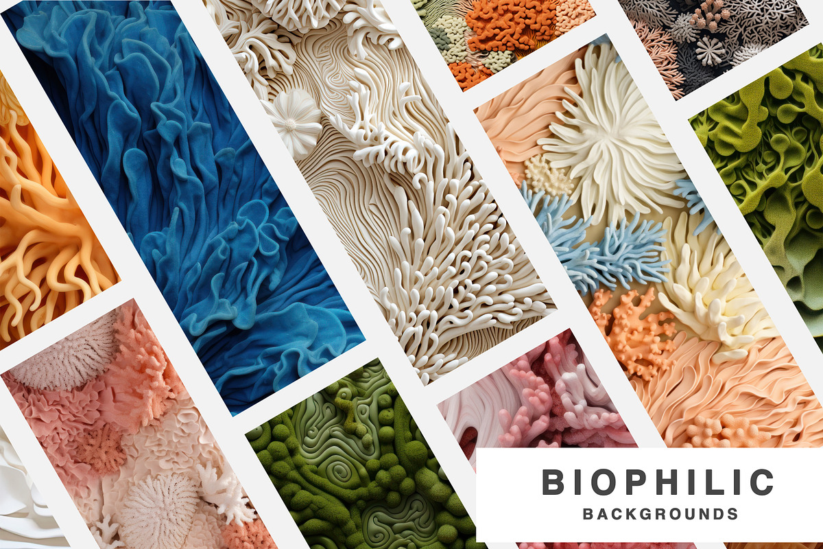 80 Biophilic backgrounds, a Background Graphic by Polli Deeva (Photo 2 of 16)