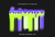 Neon Distortion Bold Text Effect, a Templates & Theme by studiogstock (Thumbnail 1 of 2)