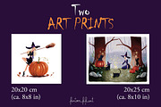 Mini Halloween Collection, an Animal Illustration by Fantom Fifi Art (Thumbnail 3 of 5)