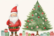 44 Cute Santas, a Seasonal Illustration by Handmadefont (Thumbnail 12 of 12)