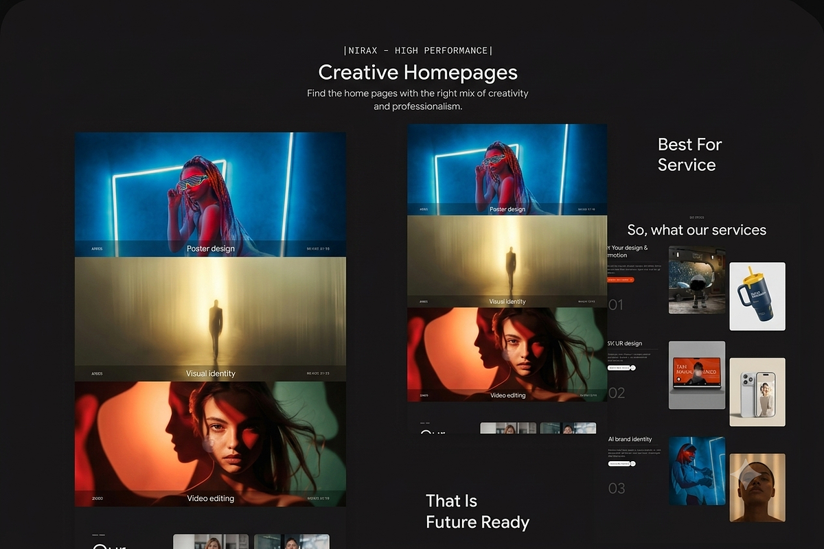 Nira Creative Agency WordPress Theme, a WordPress Template by ThemesRain (Photo 3 of 3)