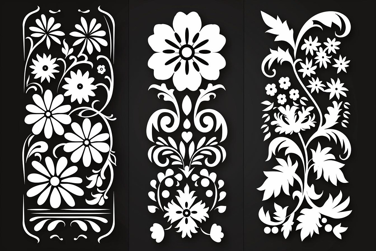 Ornate Floral Laser Cut Pattern Bun, an Object Graphic by jahid234 (Photo 10 of 10)