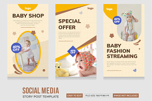 Baby Shop Social Media Stories