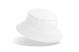 White Summer Bucket Hat 3D Model