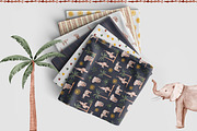 Africa - safari animals patterns, an Animal Illustration by Pattern + watercolor (Thumbnail 6 of 7)