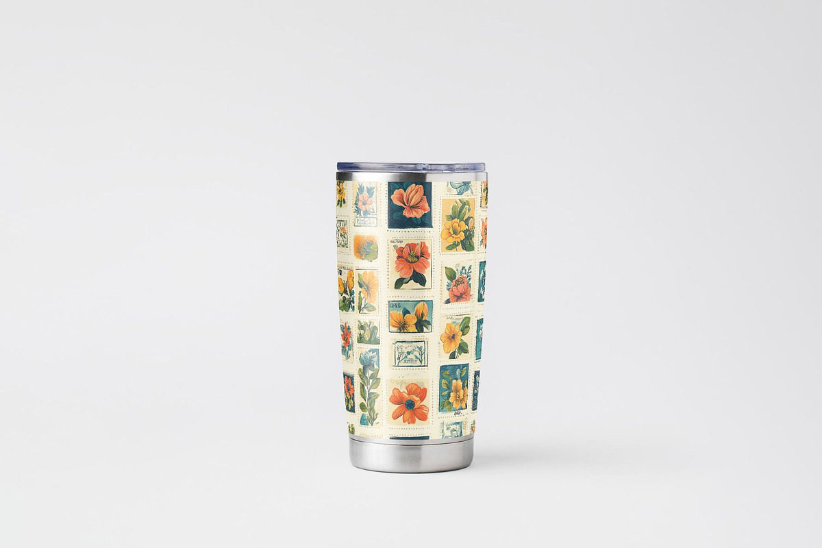 12 Cheery Floral Stamps Patterns, a Pattern Graphic by Inknfolly (Photo 5 of 7)