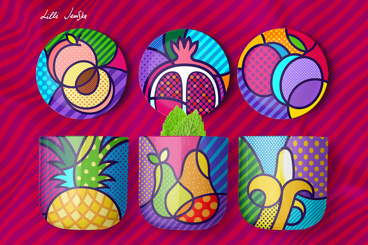 FRESH FRUITS Pop Art Collection XXL, an Education
