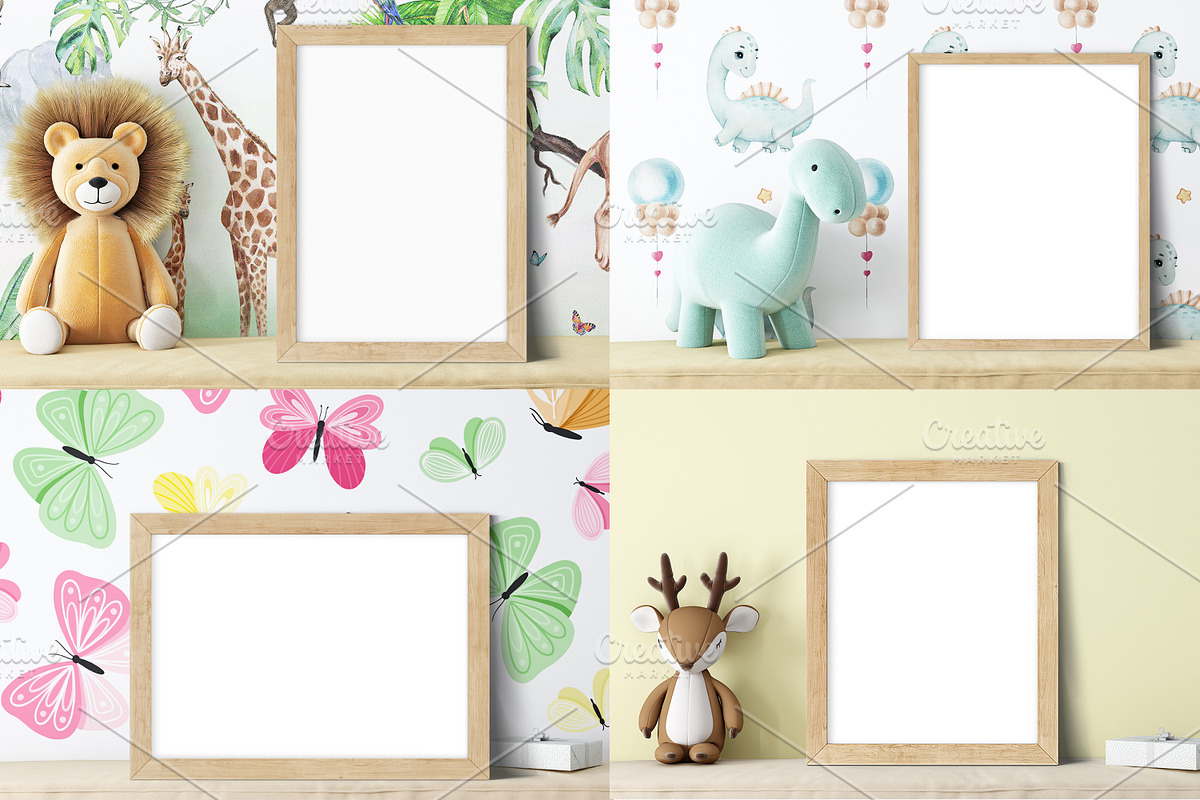 Kids Frame Mockup Bundle - 121, a Print Template by Mockup Shop (Photo 7 of 7)
