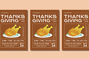 Thanksgiving Flyer Set, a Flyer Template by Patria Ari (P4tcreativa) (Thumbnail 4 of 4)