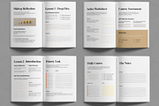 Course Workbook Template, a Brochure Template by MightyDesign (Thumbnail 3 of 6)