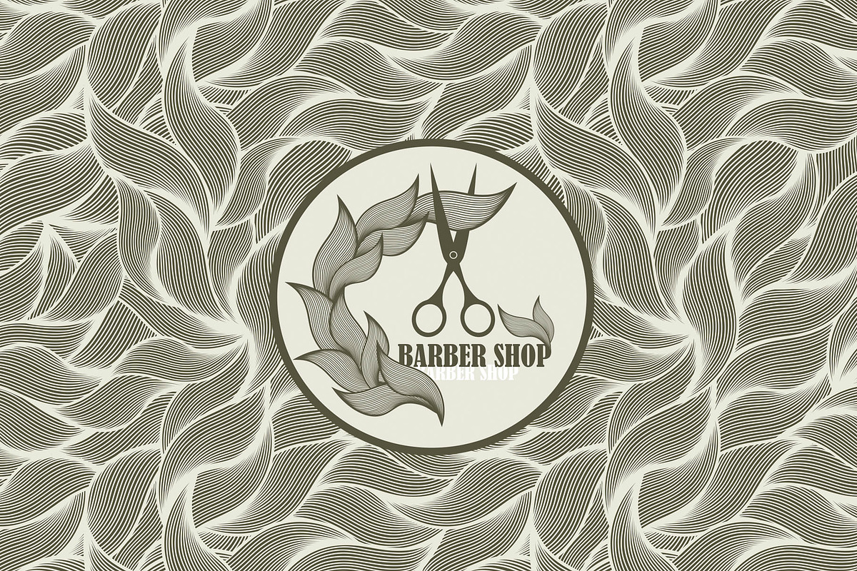 Vintage labels with scissoer preview 3