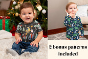 Christmas Dinosaur Illustrations, an Illustration by KJP Designs (Thumbnail 6 of 7)
