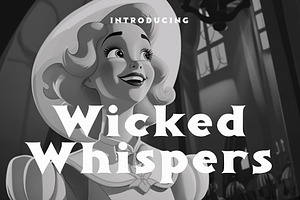 Wicked Whispers - 1930s Typeface