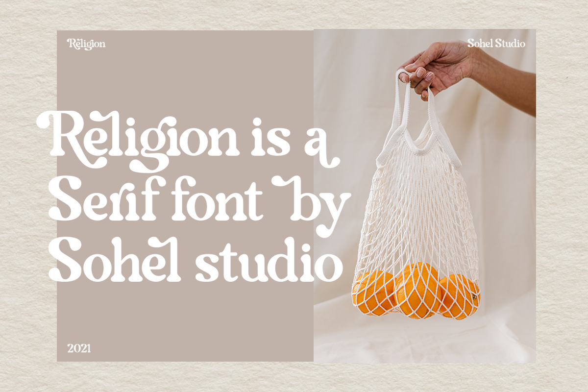 Religion – Modern Serif, a Serif Font by Sohel Studio (Photo 5 of 17)