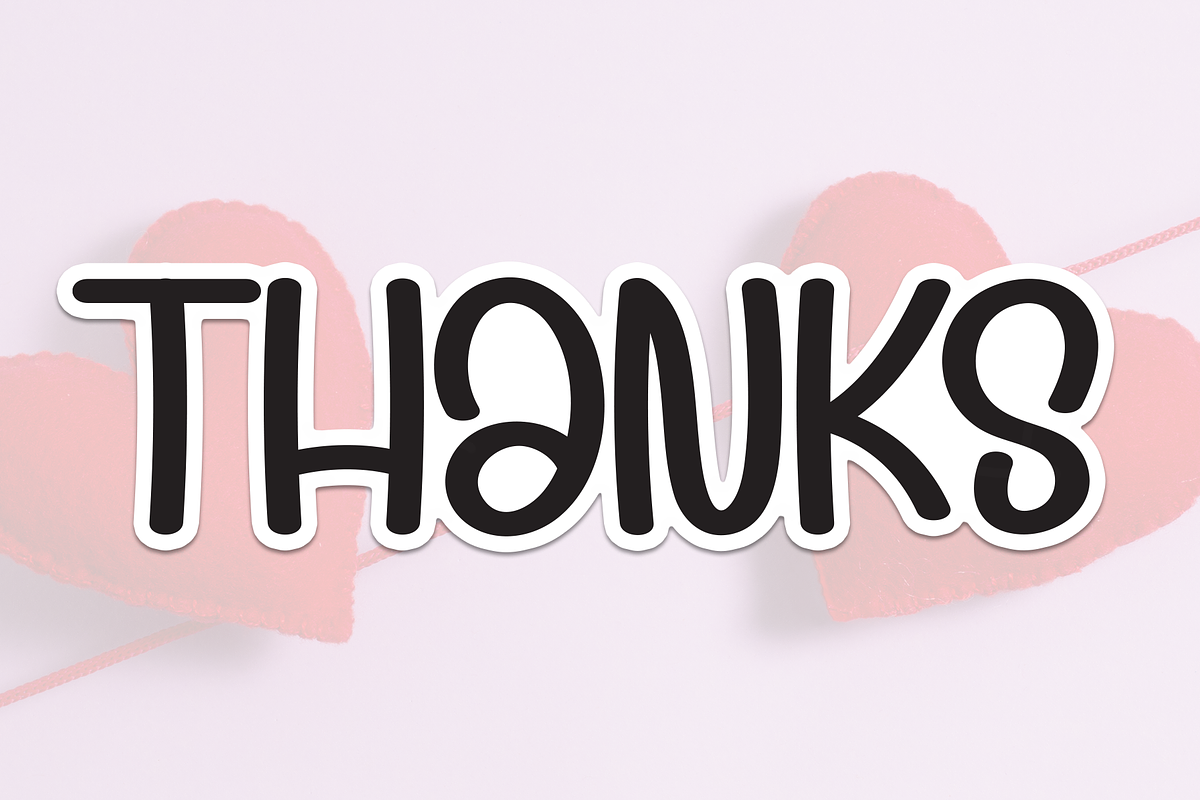 Thick Love | Script Font, a Script Font by Scratchones (Photo 9 of 9)