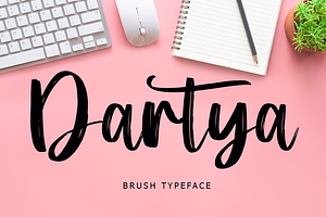 Dartya Brush Font