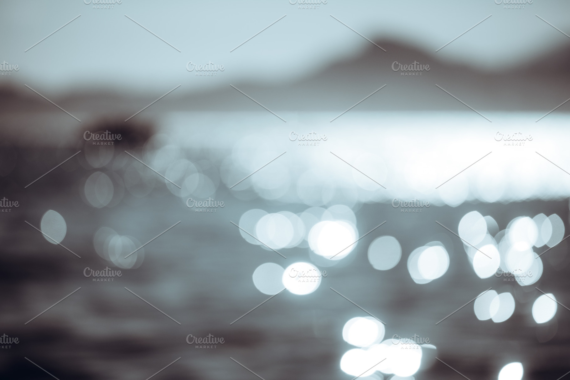 Defocused bokeh sea background, an Abstract Photo by SkyNext