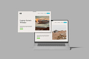 Laptop Screen Website Mockup, a Mockup by lamorastudio (Thumbnail 4 of 11)