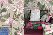 Elegant Botanical Floral Pattern, a Pattern Graphic by likorbut (Thumbnail 5 of 14)