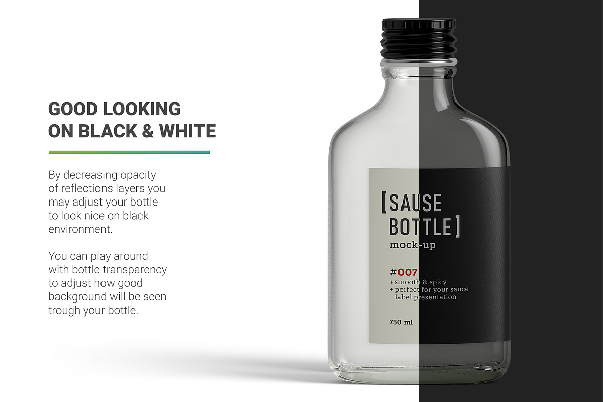 Sauce Bottle Mockup, a Cups & Container Mockup by AY Mock-Ups (Photo 12 of 14)