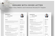 Resume Template / CV, a Resume Template by CreativeZoom (Thumbnail 2 of 4)