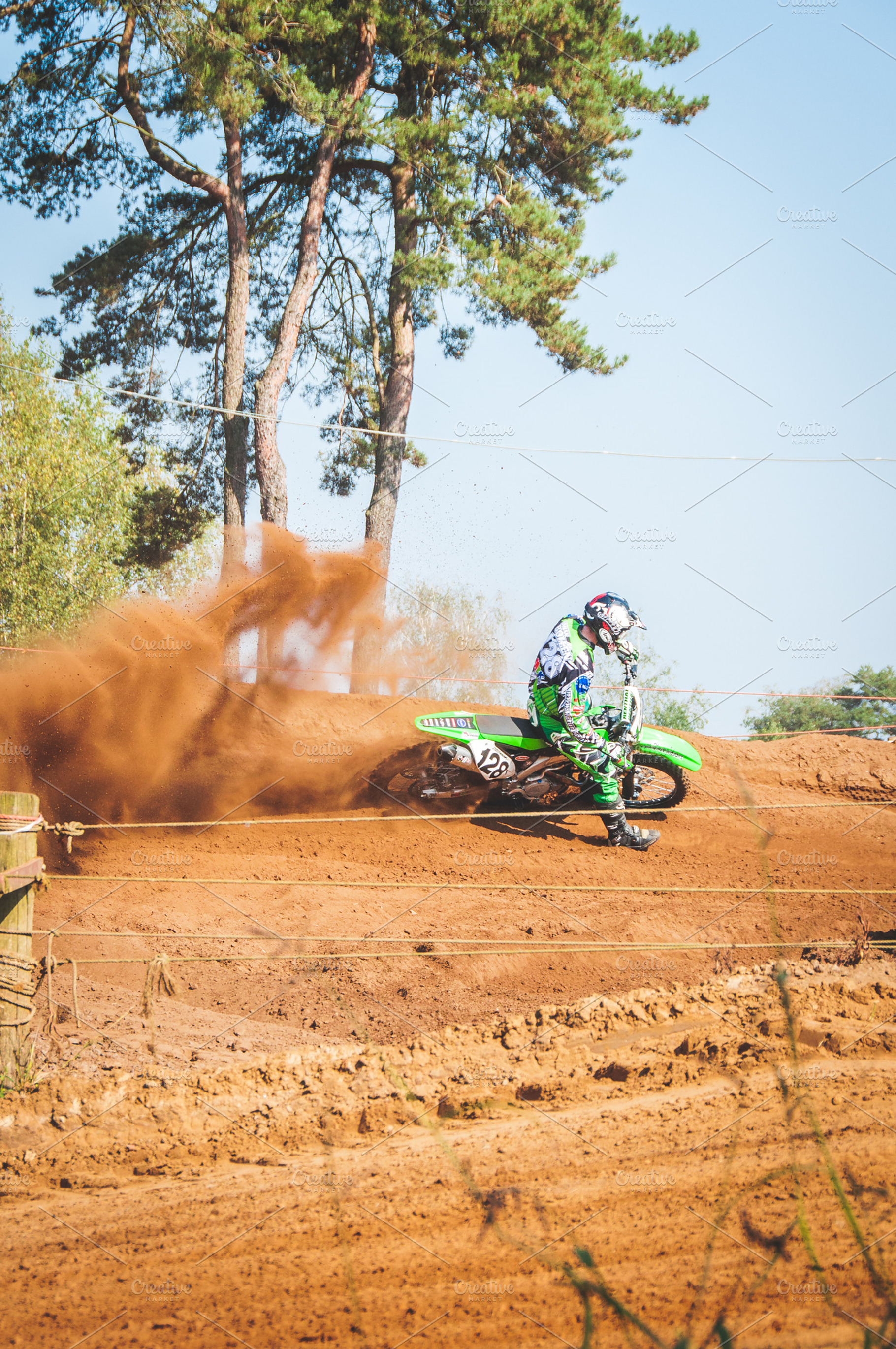 Motorcross Rider in Sand, a Sports & Recreation Photo by Kelly Van de Vliet