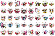Kawaii Butterfly Big Eyes clipat, an Animal Illustration by ElenazlataArt (Thumbnail 4 of 4)