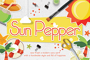 Sun Pepper, a Sans Serif Font by TGIF.STD (Thumbnail 1 of 7)