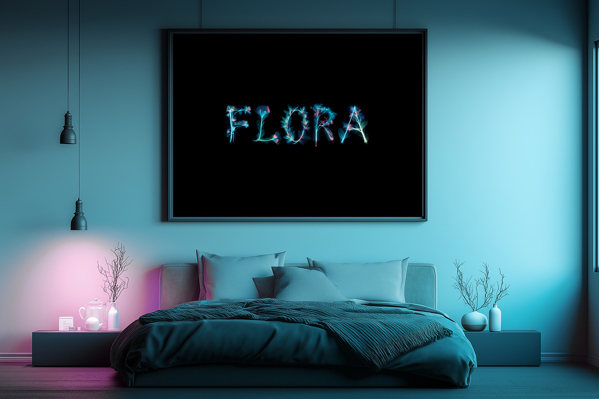 X-Ray Botanical Letters Overlays, a Symbol Font by PhotoSpirit