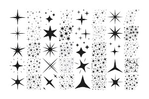 Sparkling Star Set 1 Procreate Brush