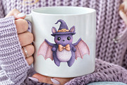 Cute Halloween Bat Crochet Patterns, an Illustration by CraftArtStudio (Thumbnail 4 of 6)